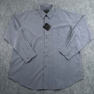 Croft & Barrow Shirt Mens Large‎ Gray Long Sleeve Button Up Work Office